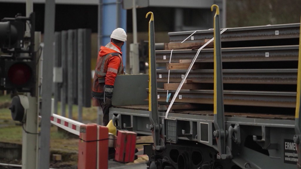 Arbeiter in einer Industrie