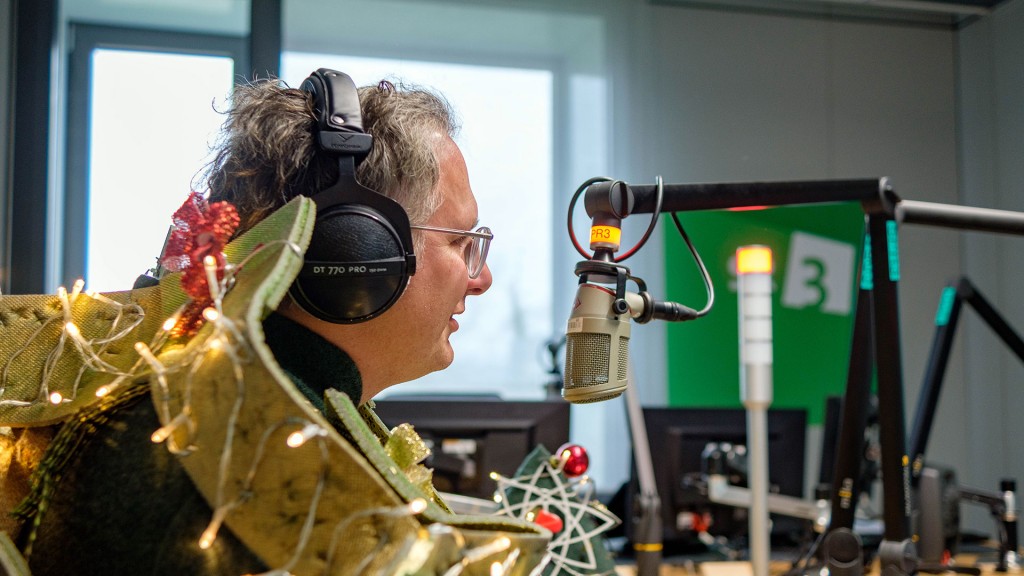 Weihnachts-Aktion im SR 3 Tannenstudio