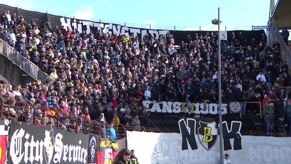 Foto: Fankurve der Borussia Neunkirchen