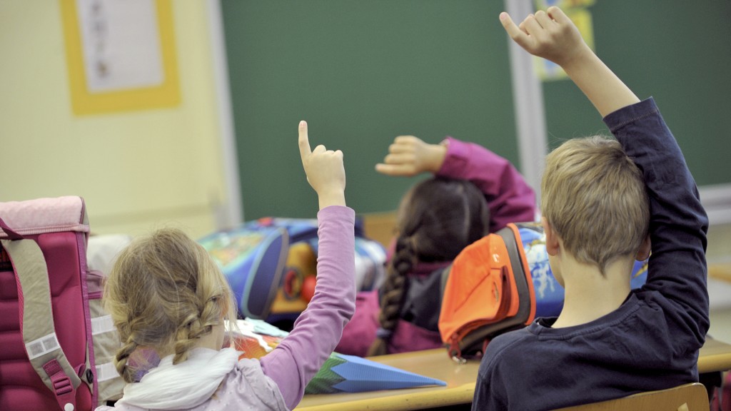 Erstklässler im Unterricht