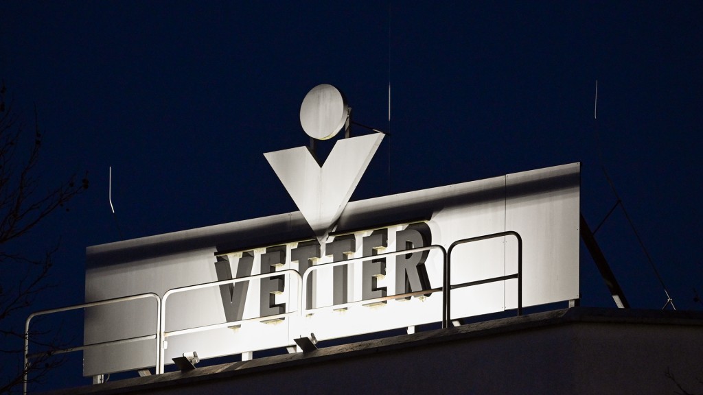 Foto: Das Logo des Pharmaunternehmens Vetter