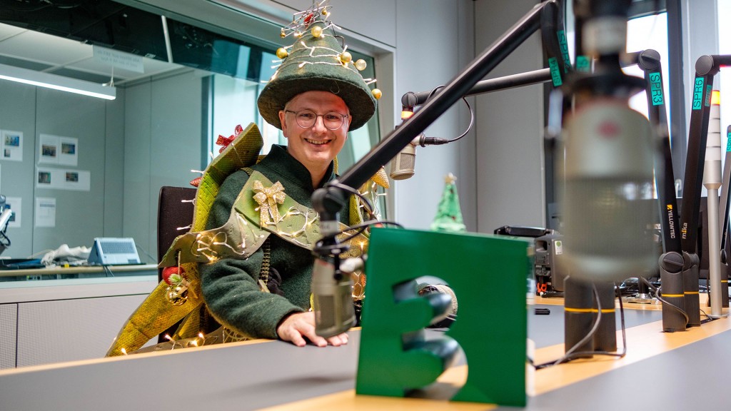 Weihnachts-Aktion im SR 3 Tannenstudio