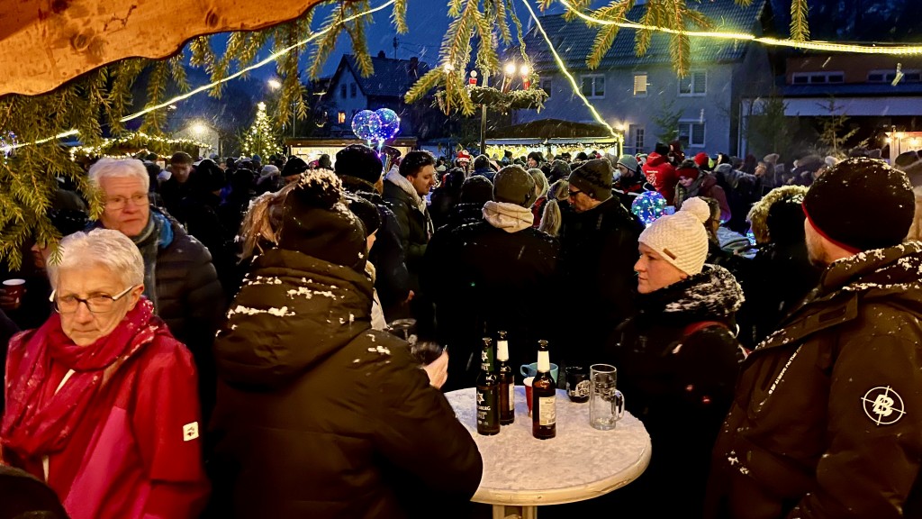 Auf dem Weihnachtsmarkt in Sötern