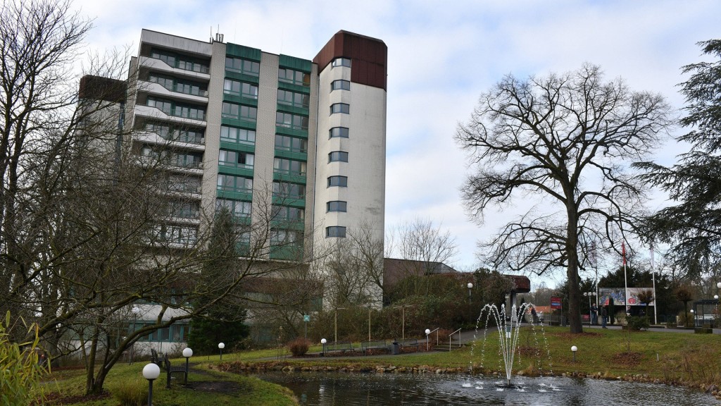 Das Knappschaftskrankenhaus in Sulzbach