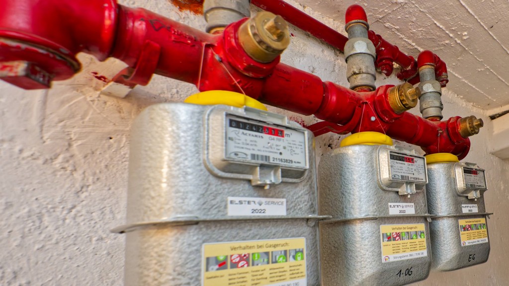 Gaszähler in einem Mehrfamilienhaus