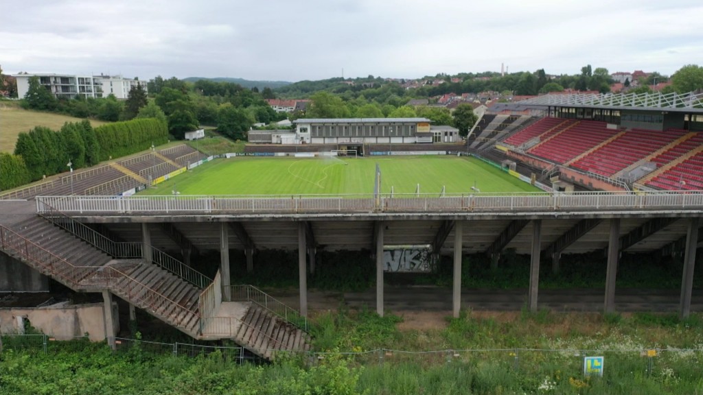 Foto: Das Ellenfeld-Stadion der Borussia Neunkirchen