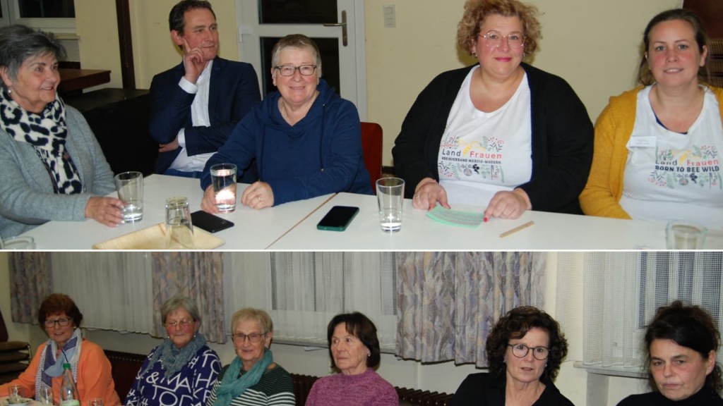 Die Landfrauen von Faha-Münzingen 2025 und Ortsvorsteher Stefan Thielen