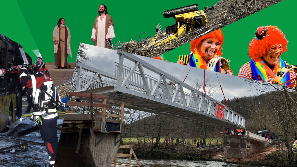 Collage Jahresrückblick März im Saarland