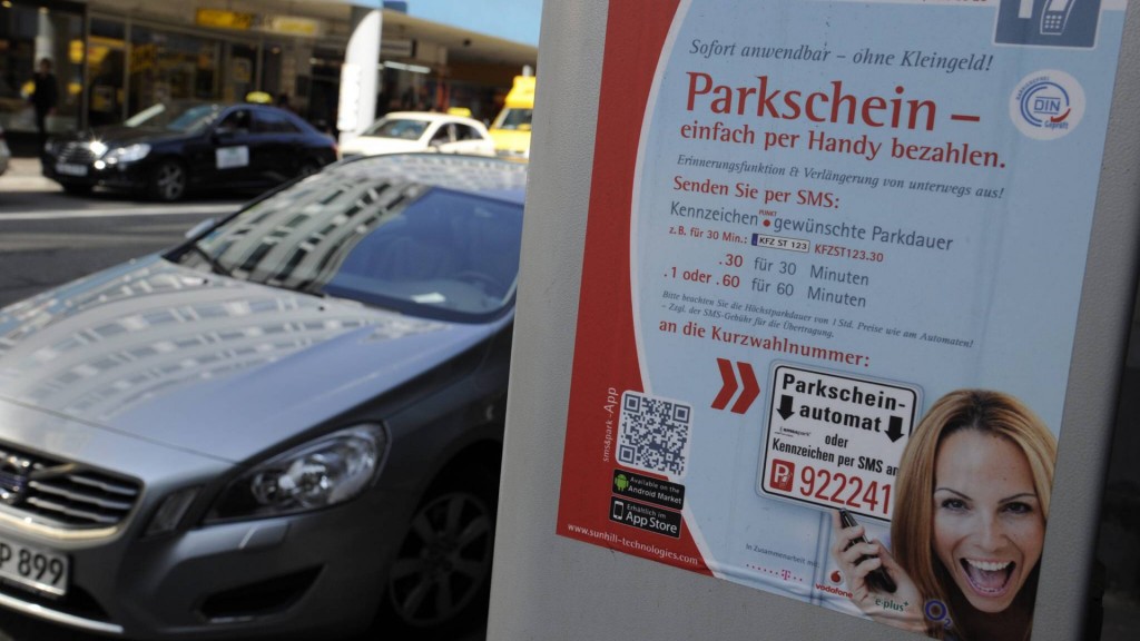 Parkscheinautomat in Saarbrücken