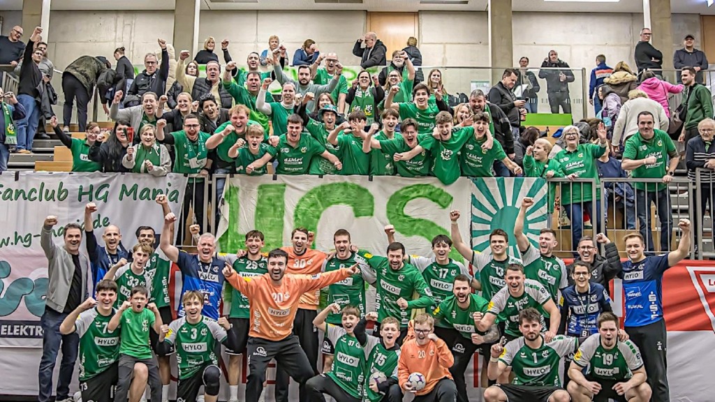 Jubel nach dem Sieg der HG Saarlouis gegen den Longericher SC