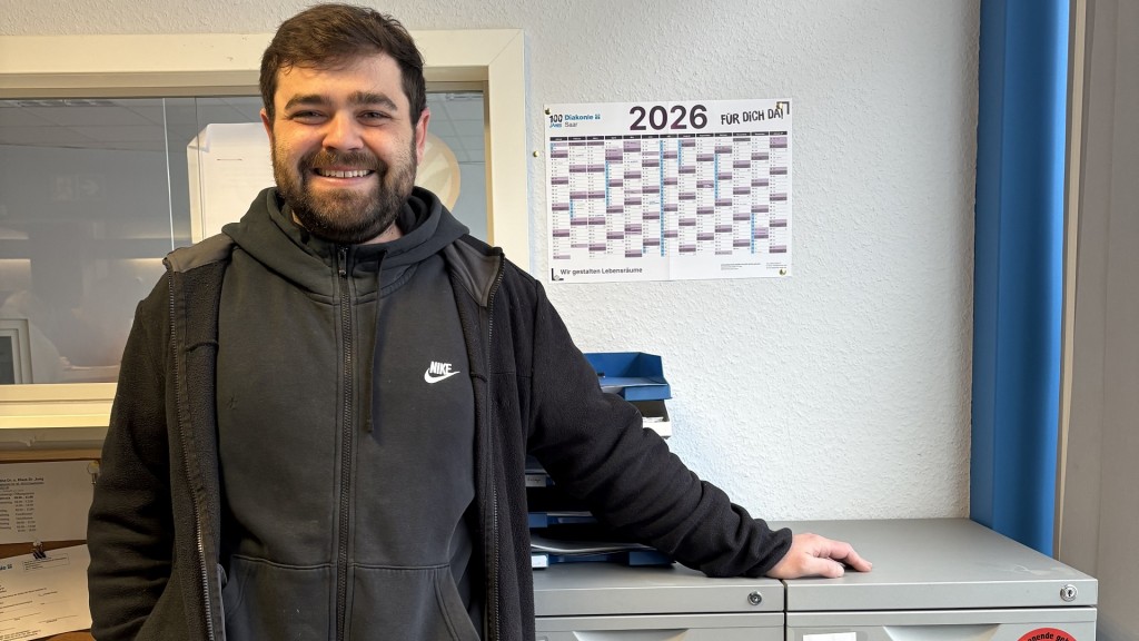 Sozialarbeiter Tobias Braun von der Wohnungslosenhilfe der Diakonie Saar