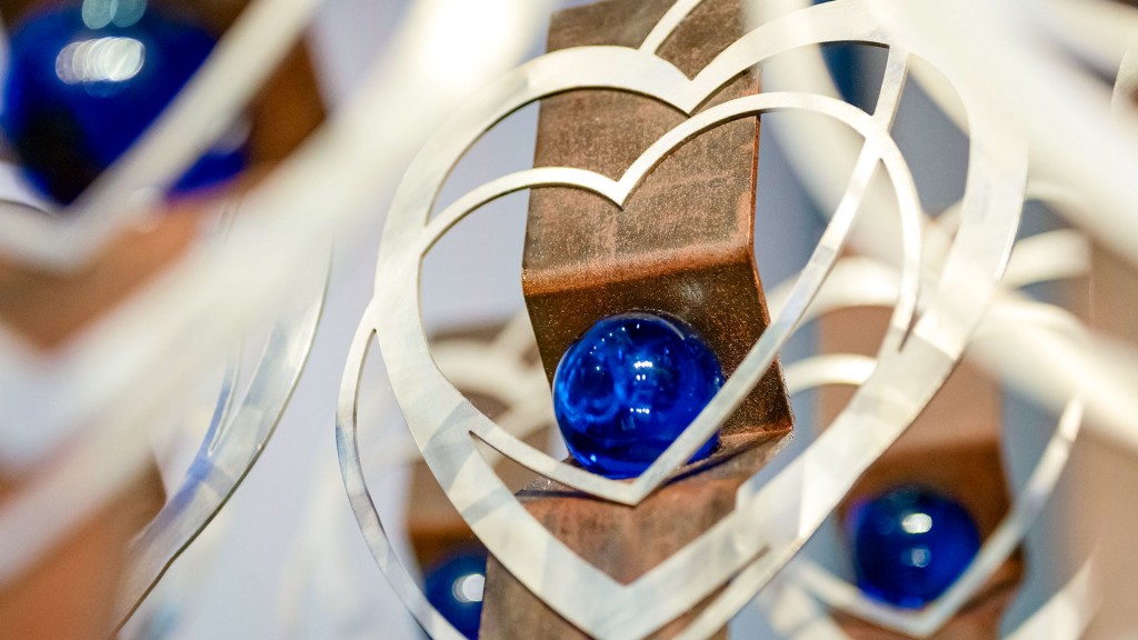 Foto: Die Trophäen des Filmfestival Max Ophüls Preis