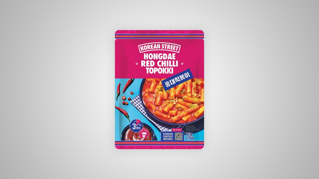 Lebensmittelrückruf wegen Bakterien: KOREAN STREET Topokki, süß und scharf 163 Gramm-Beutel