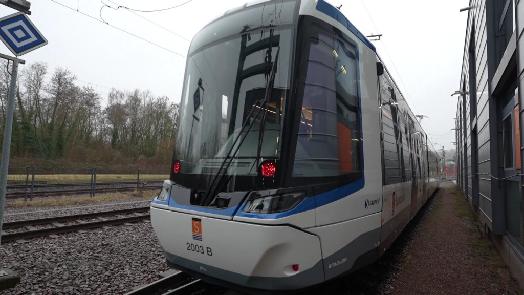 Der neue Saarbahn-Zug