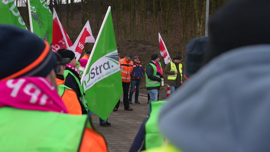 Foto: Autobahn GmbH Arbeiter streiken