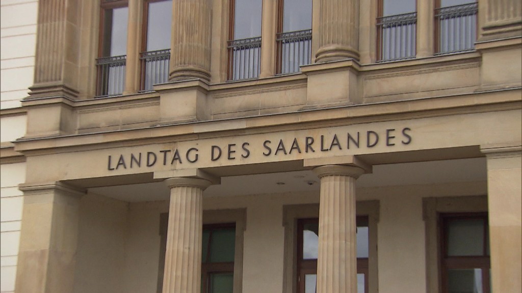 Gebäude des Landtags im Saarland