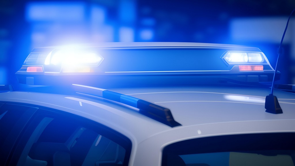 Blaulicht auf einem Polizeiauto