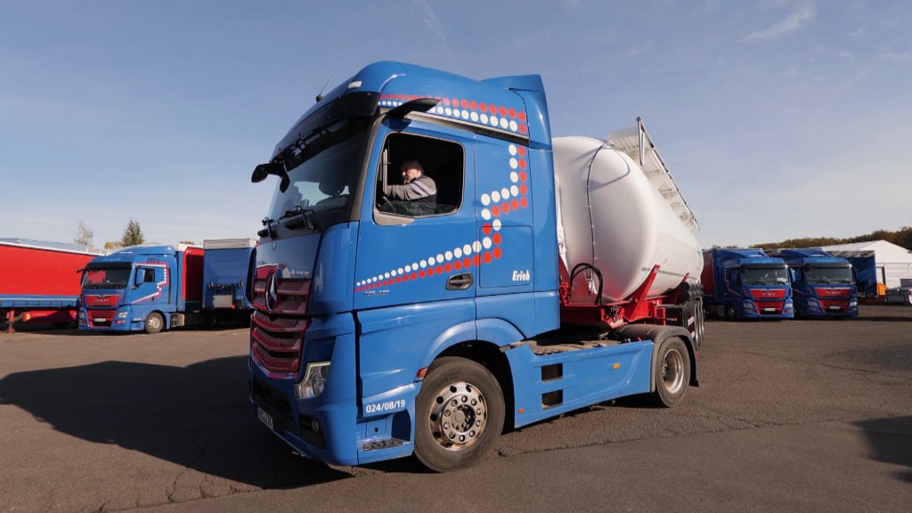 LKW in einer Spedition