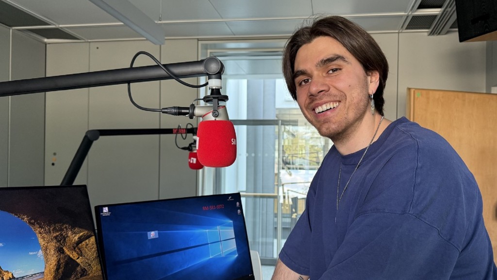 Chanin im SR 1 Studio