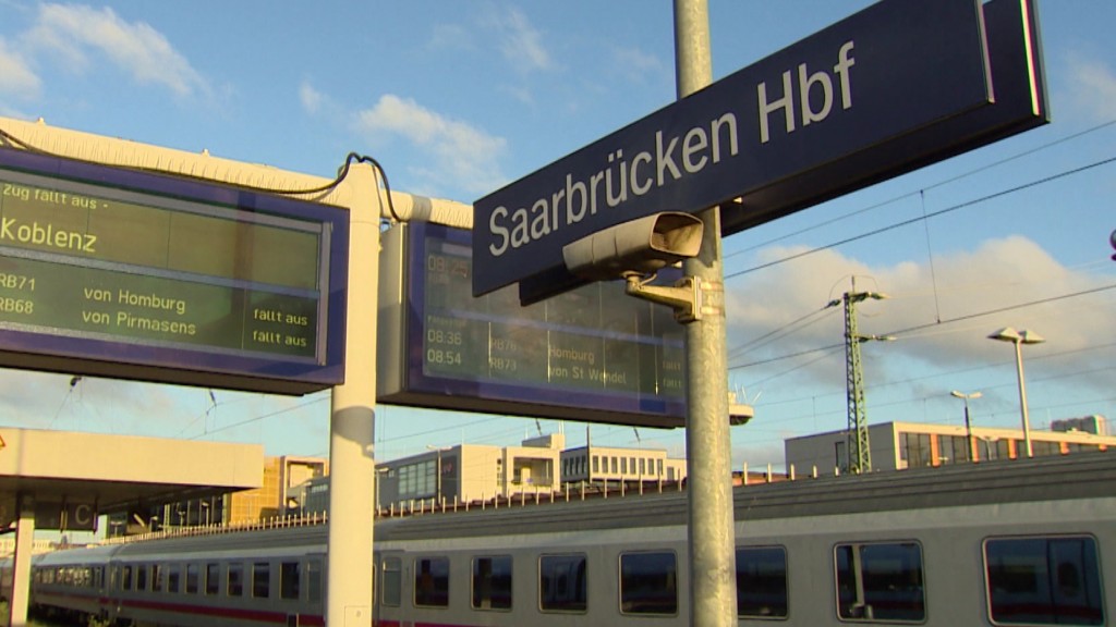 Gleis am Hauptbahnhof Saarbrücken
