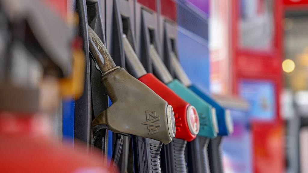 Foto: Angehängte Zapfsäule an einer Tankstelle