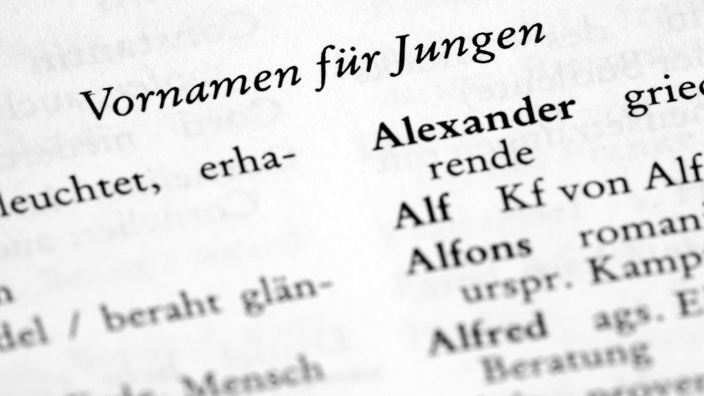 Vornamen für Jungen
