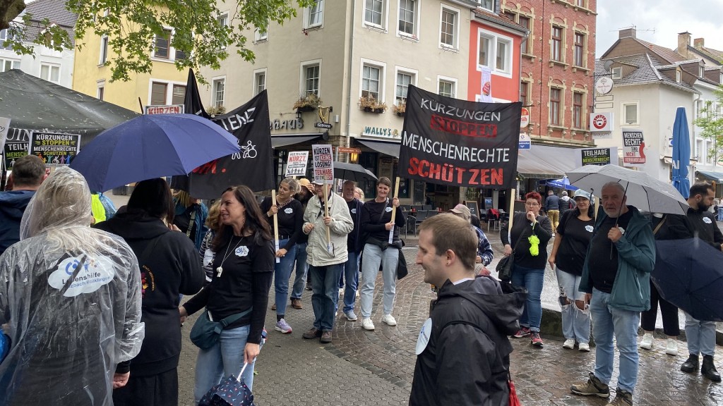 Protesttag Inklusion in Saarbrücken