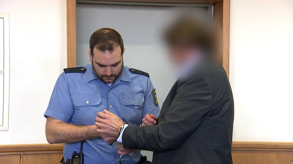 Angeklagter im Mordprozess um den verschwundenen Künstler Martin H. vor dem Landgericht Saarbrücken