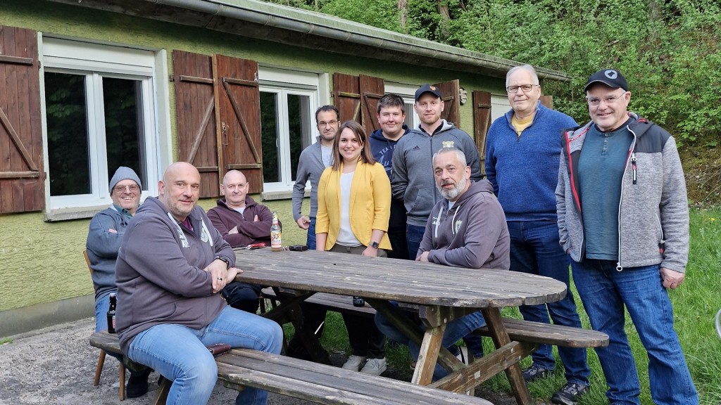 Die Mitglieder des Schützenvereins in Perl