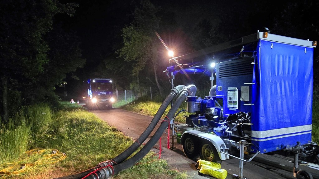 Foto: THW-Einsatz am 30. und 31. Mai 2026 am Saaraltarm bei Merzig-Mechern