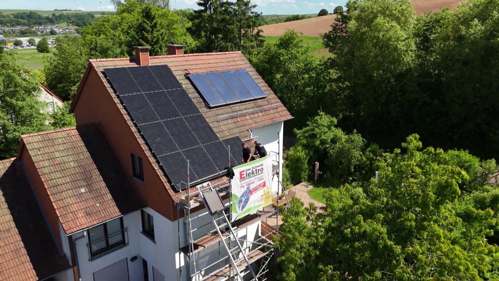 Eine PV-Anlage au feinem Dach