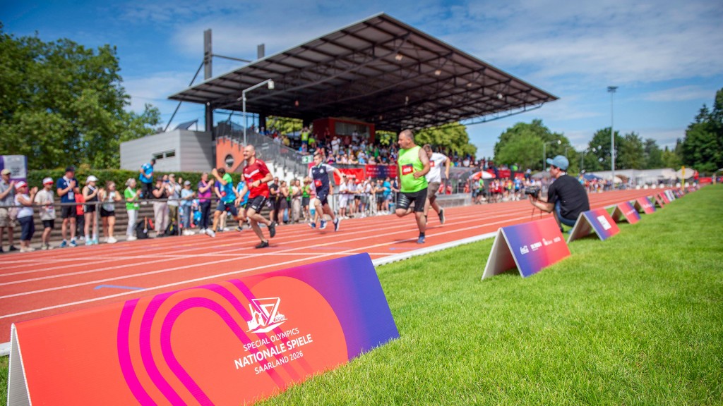 Foto: Leichtathletikwettkämpfe der Special Olympics Nationale Spiele im Stadion am Kieselhumes