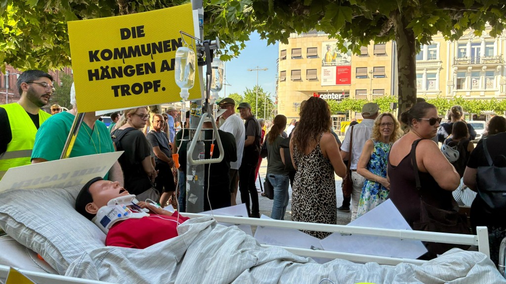 Aktionstag Kommunen am Limit in Saarlouis