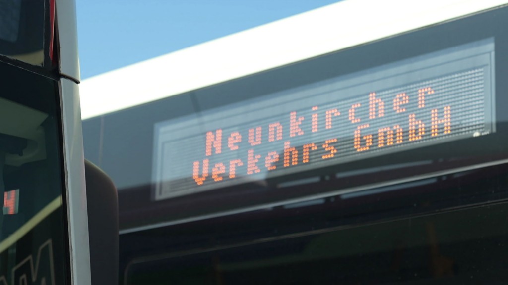 Foto: NVG Neunkircher Verkehrsbetriebe, Bus mit dem Logo