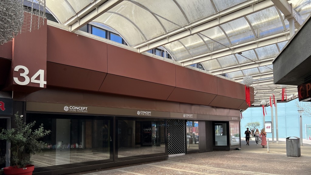 Leerstand im Talzentrum in Homburg