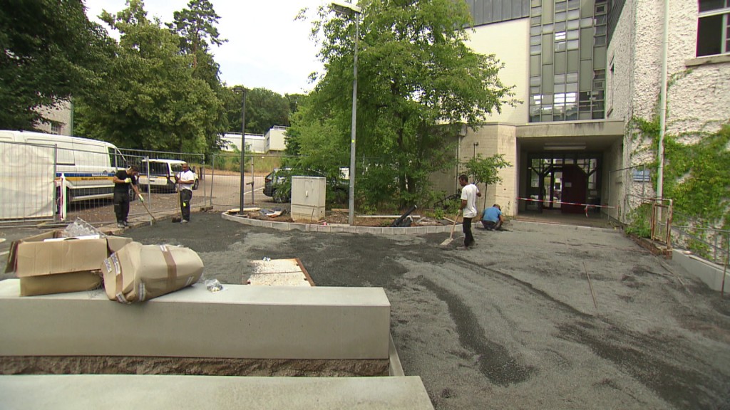 Foto: Arbeiten auf einer Baustelle
