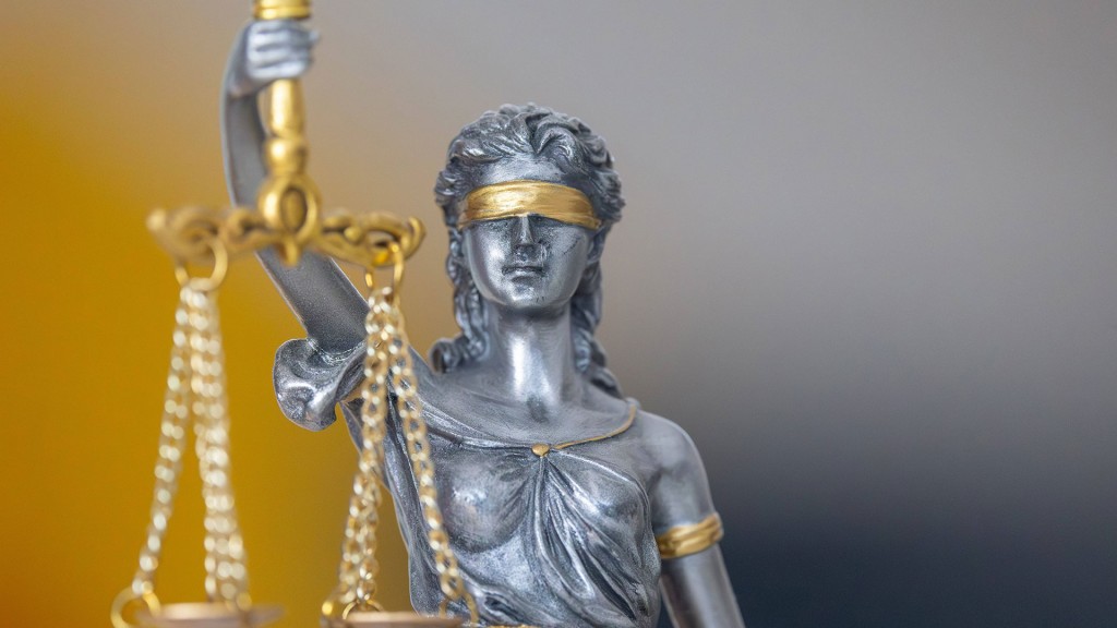 Symbolbild: Nahaufnahme einer Justitia