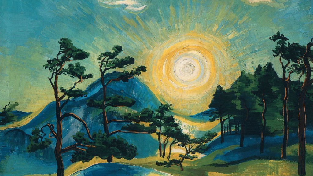 Max Pechstein, Aufgehende Sonne, 1933, Saarlandmuseum – Moderne Galerie, Stiftung Saarländischer Kulturbesitz
