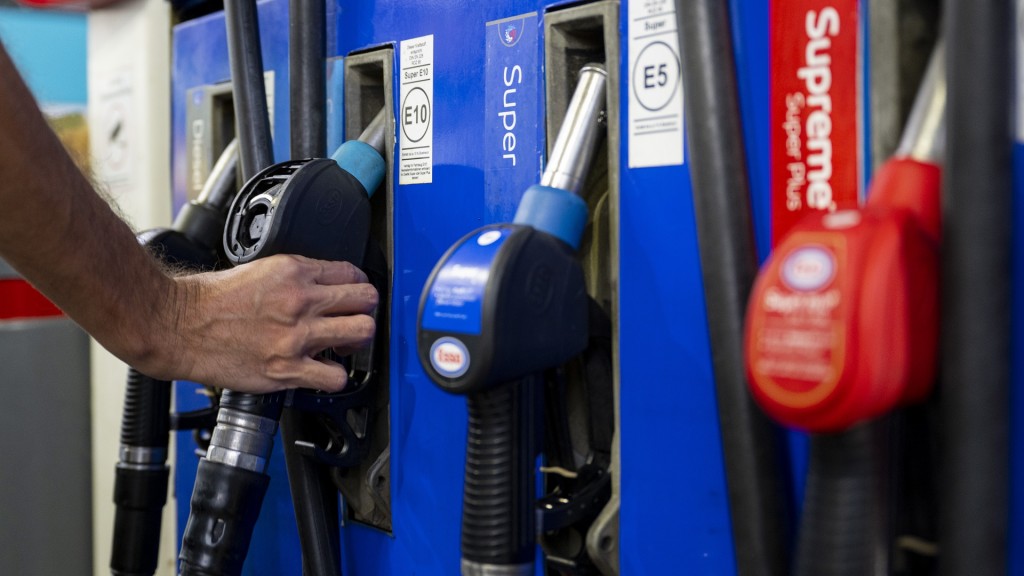 Zapfsäule an der Tankstelle