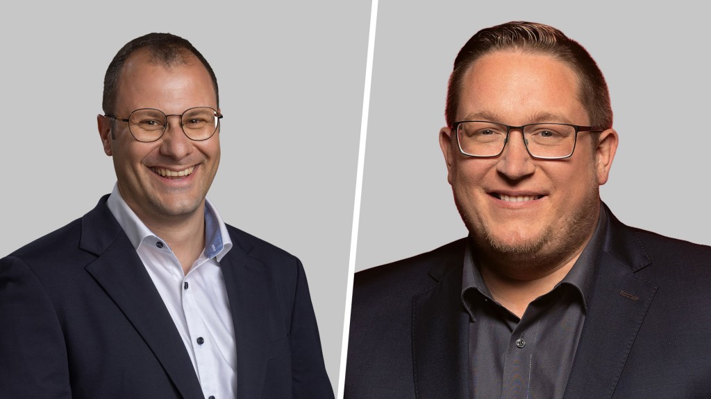 Foto: Collage: Bürgermeisterkandidaten Beckingen. Nicolas Adam (CDU), Sebastian Schmitt (SPD).