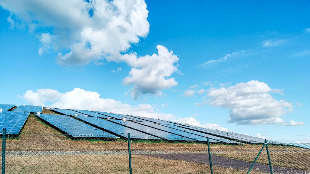 Photovoltaik-Anlage auf einer Freifläche