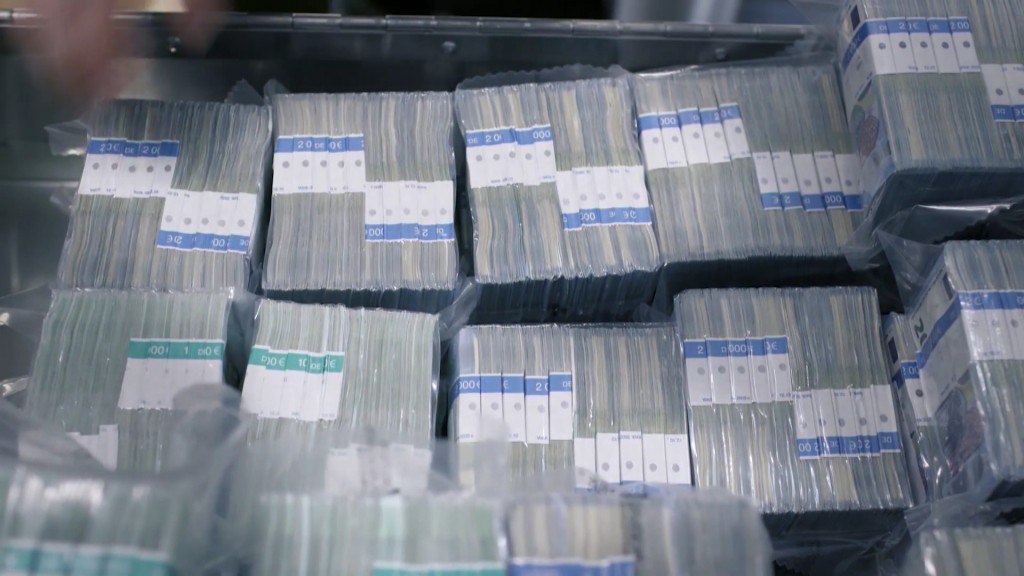 Foto: Abgepackte Geldscheine
