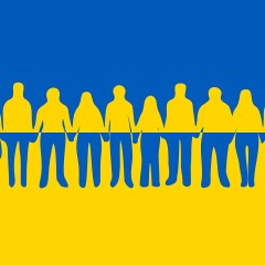Symbolbild: Zusammenhalt für die Ukraine (Foto: pixabay/ChiaJo)