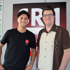 Milow mit Thomas Marx im SR 1-Studio (Foto: SR 1 / Marko Völke)