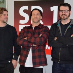 Sportfreunde Stiller mit SR 1 Musik Redakteur Thomas Marx