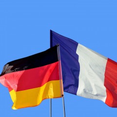 Flaggen Deutschland Frankreich