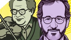 Itzhak Perlman und Steven Spielberg 