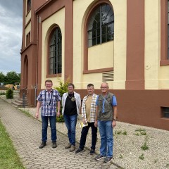 : Bernhard Käfer, Frank Hassel, Stefan Busch und Günter Felten