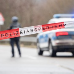 Polizeiabsperrung